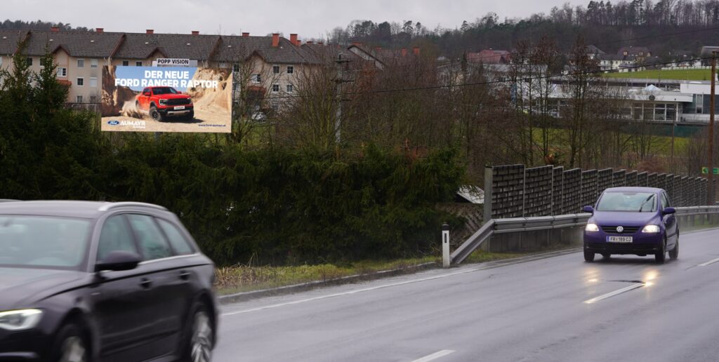 Ford Kampagne auf Popp Vision LED-Wall DOOH in Pregarten bei Linz